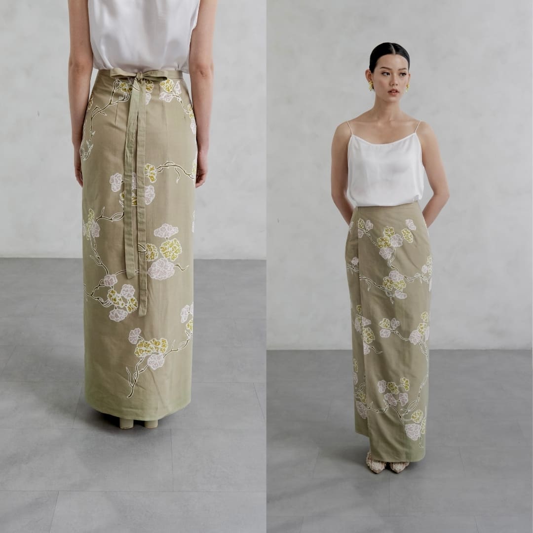 Batik Wrap Skirt